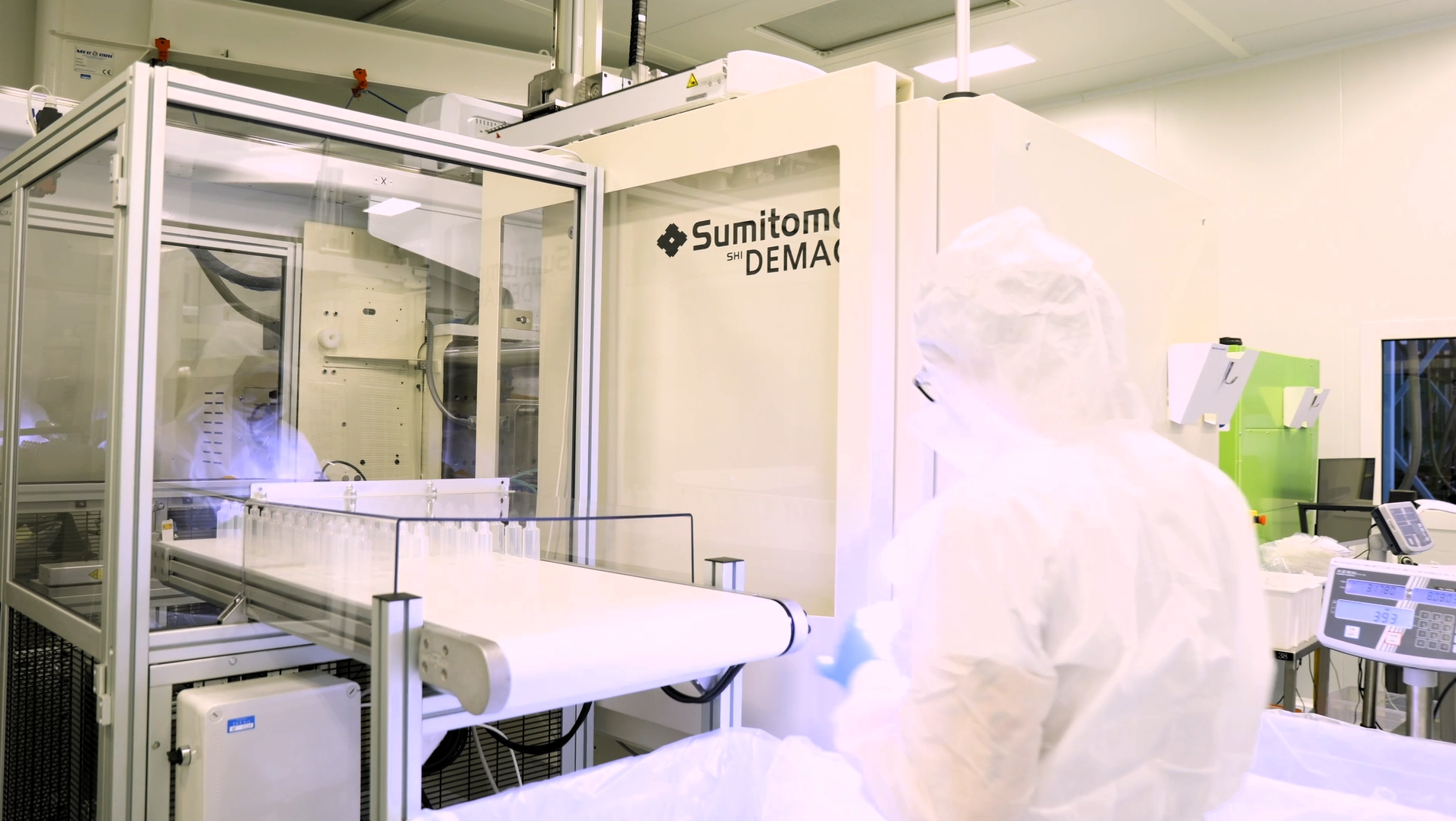 Cleanroom-ready automazione per la produzione medicale